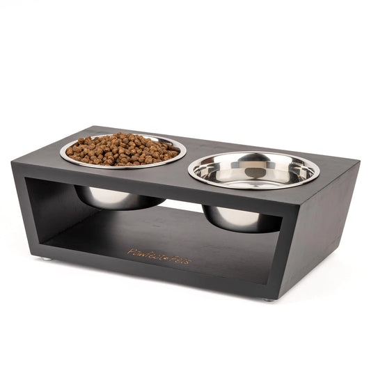 4" Tall Elevated Dog Bowls for Small Dogs Elevated Cat Bowls.