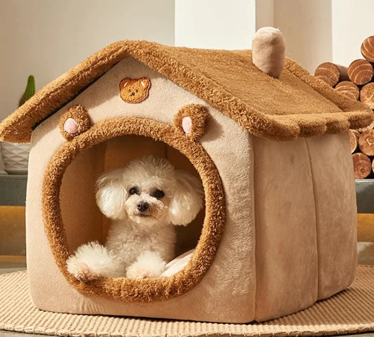 Pet Cave Bed Series – The Ultimate Cozy Hideaway for Your Furry Friend